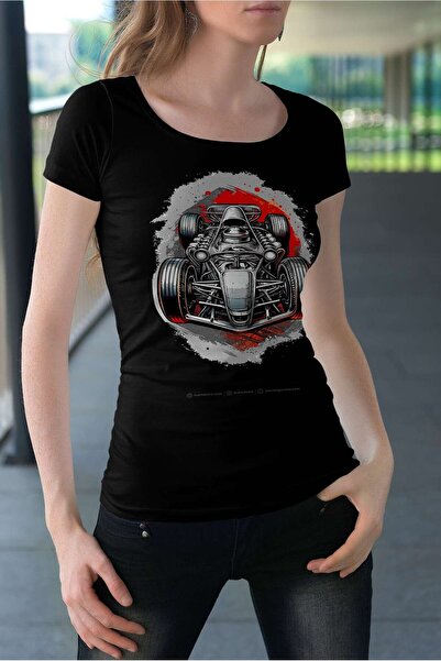 iLovePrints Race Car Vintage Art Tshirt