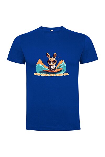 iLovePrints Bunny Surfing Sensation Tshirt
