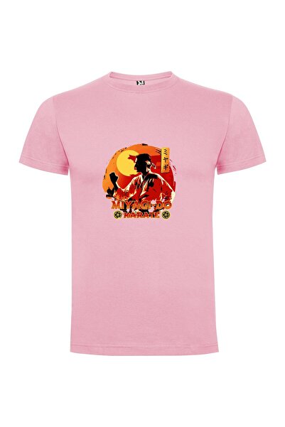 iLovePrints Sunset Karate Pose Tshirt