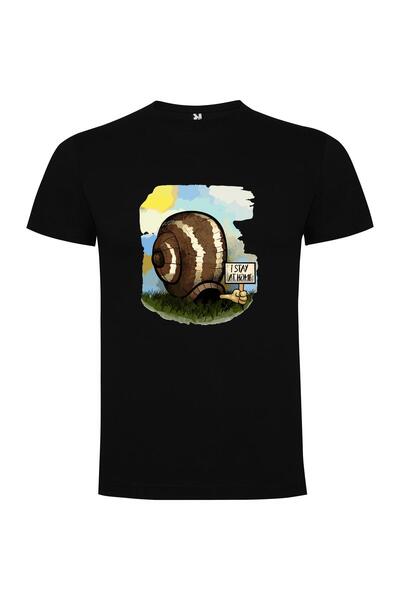 iLovePrints Stay Home Snail Tshirt