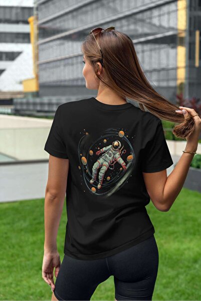 iLovePrints Astronaut in Space Tshirt