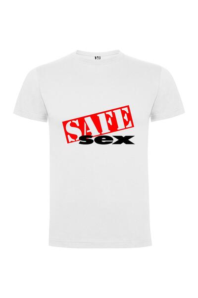 iLovePrints Safe Sex Signage Chic Tshirt