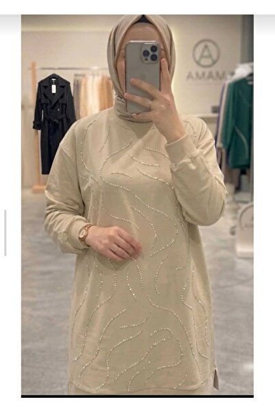 softalya moda تونيك نسائي من قماش دالجا ستون ستايل