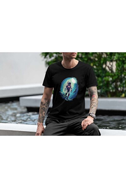 iLovePrints Astronaut in Space Tshirt
