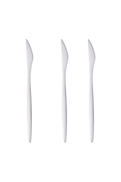 OEM Set Cuțite Masă "Slim", Oțel inoxidabil, Inox, 22cm, 3