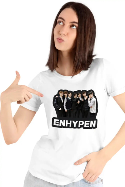 OEM Μπλουζάκι Enhypen All Gang K-pop Εμπορεύματα