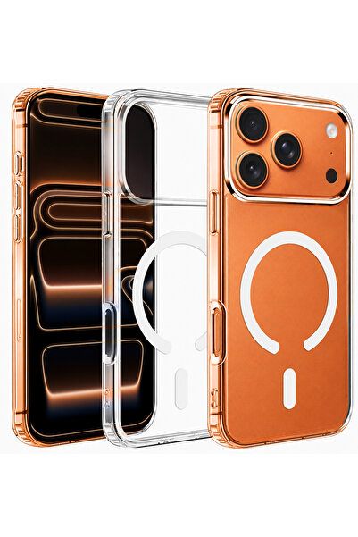 Lacoz Premium Magnetic Transparent Phone Case for iPhone 17 Pro Crystal Clear...