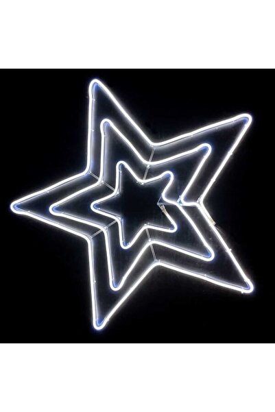 Generic Φωτοσωλήνας NEON LED Αστέρι τριπλό, 80x80 cm με 6 m φωτοσωλήνα, IP44,...