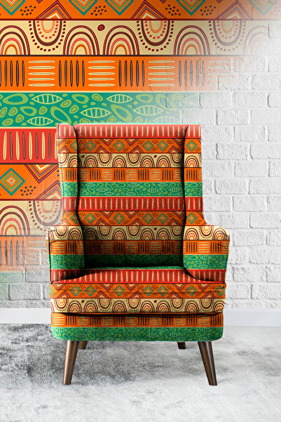 Vagonik Boho 05 Digital Printed Upholstery Sofa Fabric, Good Quality, Resista...