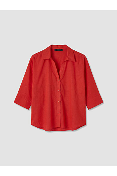 LC Waikiki Loose Fit Poplin Women's Shirt from Uzg Store for Style Enthusiasts