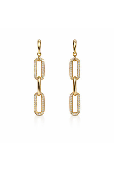 PerleJewelry Vione Link Gold Küpe