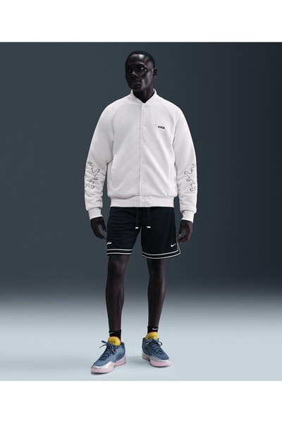 Nike سترة ليبرون ستاندرد إيشو تيرما-فيت المبطنة للرجال باللون الأبيض - |   إت...