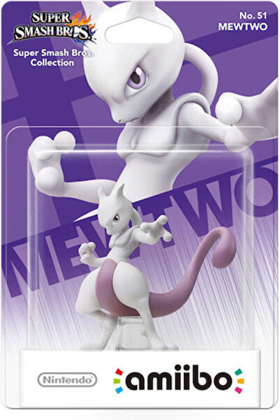 Nintendo Amiibo Super Smash Bros Φιγούρα Χαρακτήρα Mewtwo για 3DS/WiiU