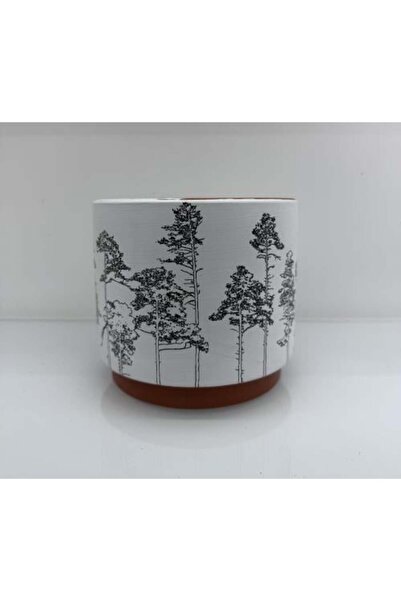 Generic وعاء نباتات من الطين متعدد الألوان - 14 × 12.5 سم