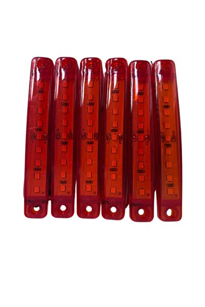 KUZEY AKSESUAR 9 LED PARMAK LED 12-24V TURUNCU RENK KAMYON-KAMYONET-TIR OFF R...