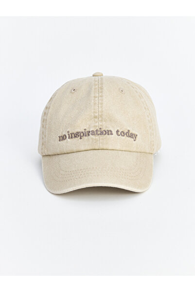 LC Waikiki Trendlucky Embroidered Girl's Cap Hat with Difference in Color