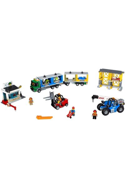 LEGO مجموعة بناء محطة شحن المدينة 60169 متعددة الألوان