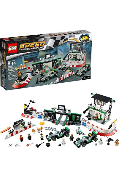 LEGO سيارة سبيد تشامبيونز مرسيدس AMG بيتروناس فورمولا ون تيم 75883