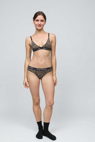 Paul Kenzie Patterned Women's Slip Panties - Leopard