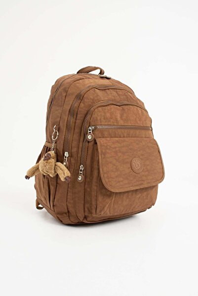 NEMO BAGS Unisex Tan Backpack, Large Size School Bag, Travel Bag, Waterproof ...