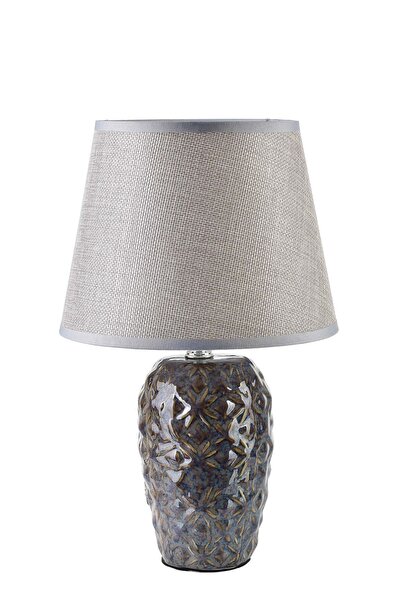 MONDEX Lampă de masă ceramică LETI RUSTIC 9x9x31 cm Maro 1 buc.