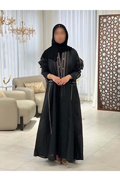 elegant veil Abaya Shik Embroidery Arabic Style Handwork Embroidery Luxurious...