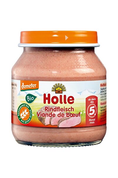 Holle Piure de carne de vita pentru copii 5 luni fara gluten,