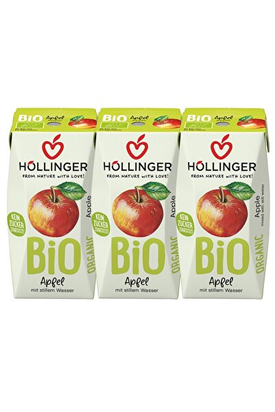 Hollinger Nectar de mere cu pai 3x200ml,