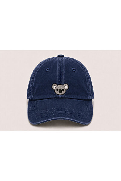 WeavedCo Koala Embroidered Vintage Washed Baseball Cap