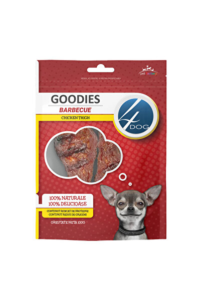 4dog GOODIES Recompense pentru câini cu pui la grătar 100g