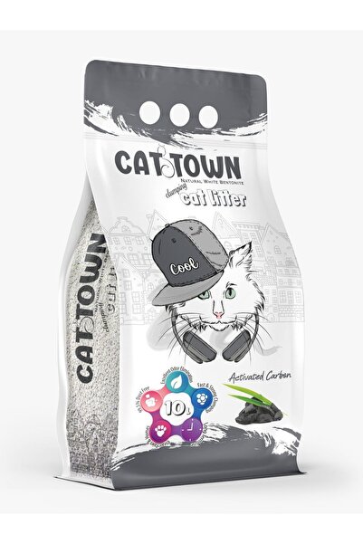CAT TOWN Așternut igienic pentru pisici cu cărbune activ 5 L