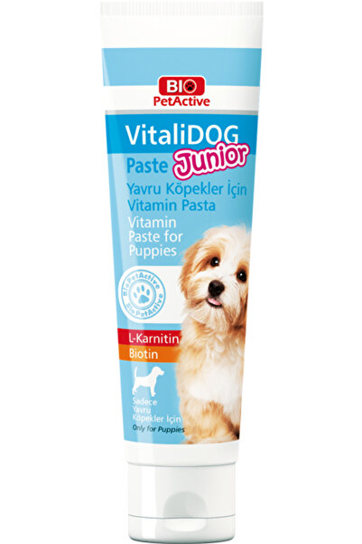 Bio PetActive VitaliDog Junior Pastă Multivitaminică pentru Cățeluși și Pisic...