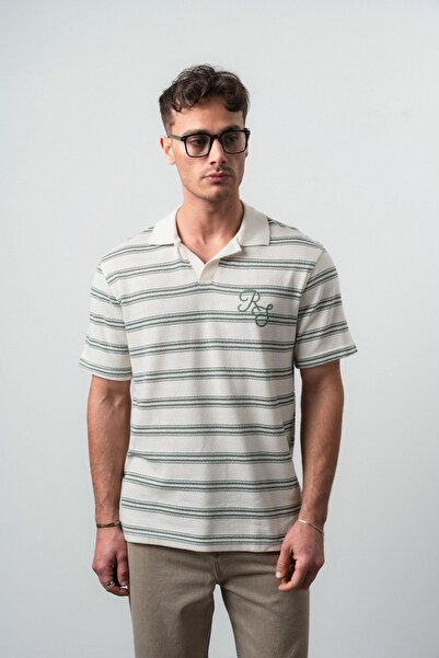 Respire Tricou polo Krep Regular Fit, culoare mentă