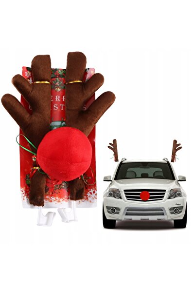 Korbi Decoratiuni Auto, Korbi, Coarne De Ren Din Material Moale, Nas De Ren D...