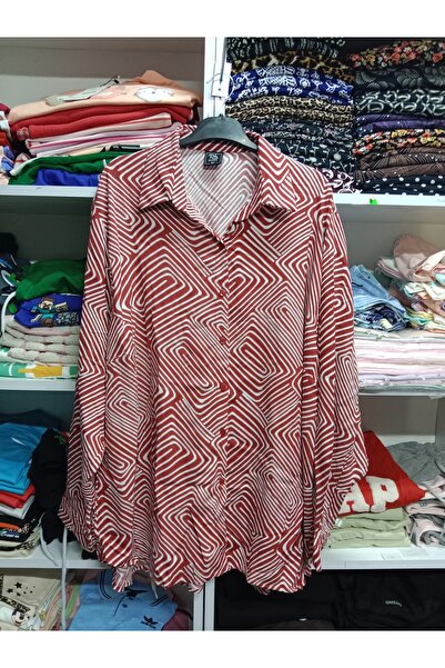 Butik Battal beden viskon gömlek