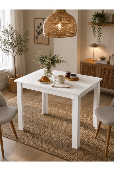 AYZ Mutfak Masası Yemek Masası 4 Kişilik Masa Çalışma Balkon Masası Neymur