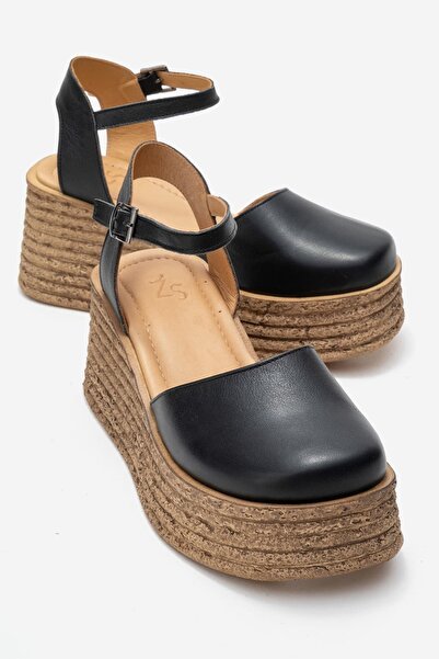 Zeynep Sıradağlı Connell Women's Genuine Leather Sandals Black