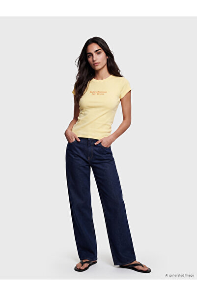 LC Waikiki Printed 100% Cotton Women's T-Shirt