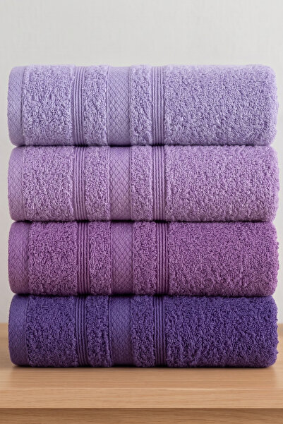 kennylake selection 4-Piece Hand & Face Towel Set |   100% Cotton 50X90 Hand,...