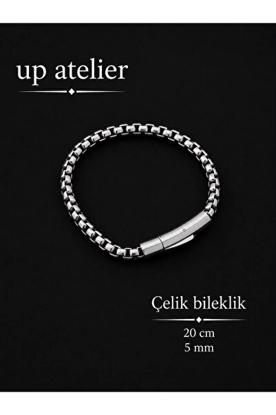 Up Atelier Chain Steel 5mm Bracelet