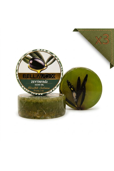 BELLAVOIX Set 3 x Săpun cu Ulei de Masline Beauty Soap