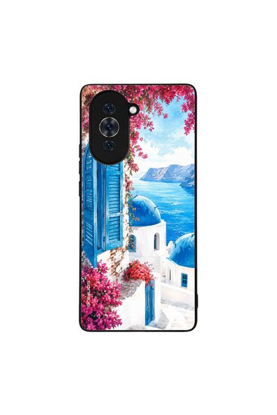 Sonique Θήκη Greek Island Muse Series για Huawei Nova 10 Σαντορινό Γαλάζιο