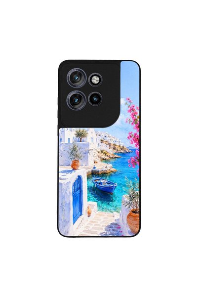 Sonique Θήκη Greek Island Muse Series για Motorola Edge 50 Neo 5G Αγκυροβόλι