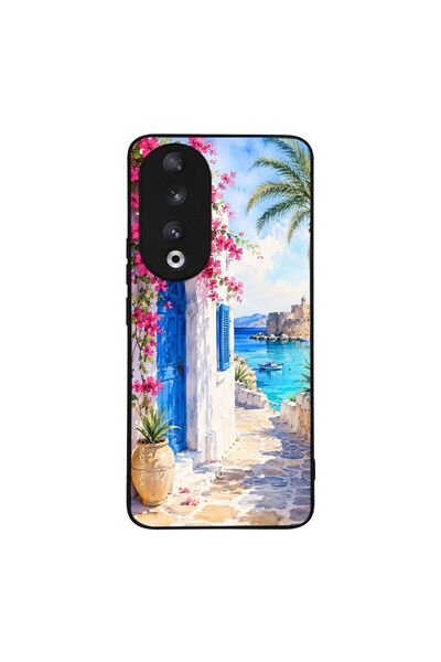 Sonique Θήκη Greek Island Muse Series για Honor 90 5G Σοκάκι Ρόδου