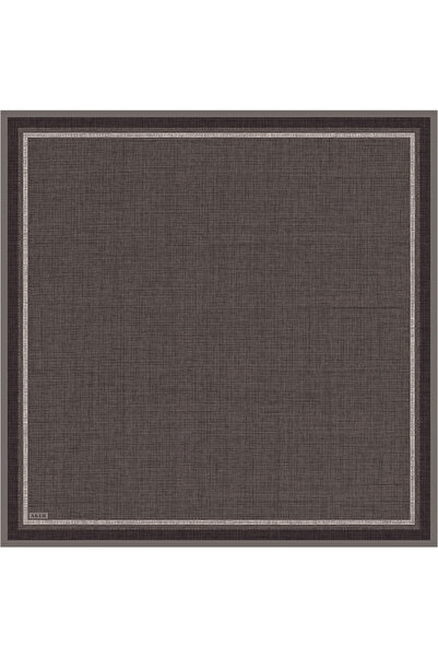 Aker Anthracite 90X90 Silk Twill Scarf
