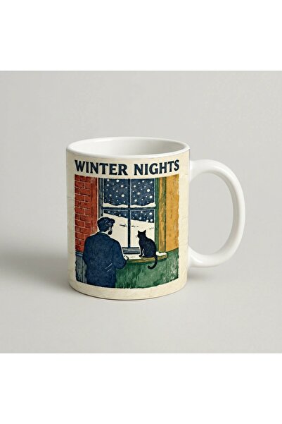 Petgifts Cana Cadou Personalizat Amuzanta Cu Mesaj Winter Nights - Ceramica 3...