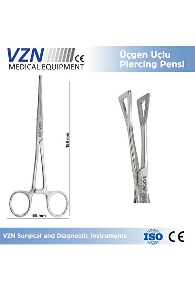 VZN Piercing Pensi Üçgen Uçlu