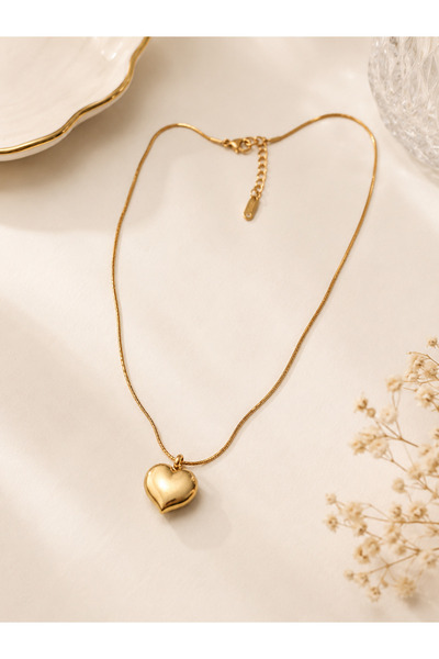 Archhazel Jewelery Plump Heart Necklace