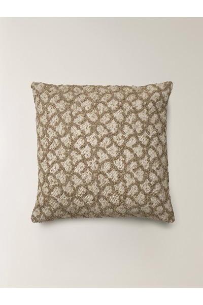 Minihol Lora Kahverengi Kırlent Kılıfı (45 x 45 cm)