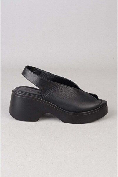 SEÇ KUNDURA Select 4126 genuine leather heel women's sandal (heel: 6.5cm plat...